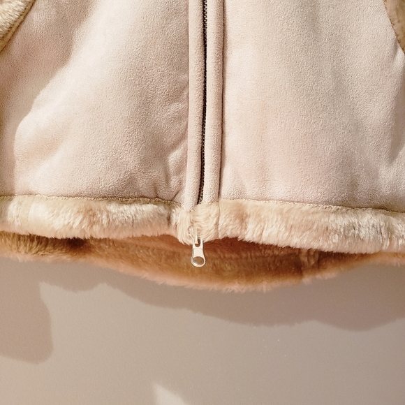 Womens RAG Faux Shearling Jacket - Picture 7 of 7